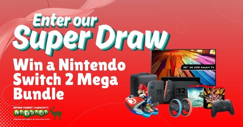 Enter our superdraw - Win a Nintendo Switch 2 Mega Bundle