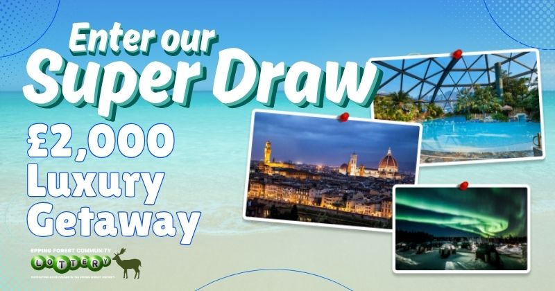 Enter our super draw £2,000 luxury getaway