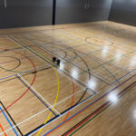 The sports hall is almost complete