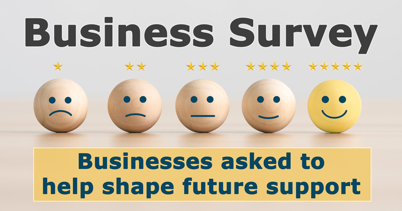 Business survey - Businesses asked to help shape future support