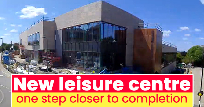 New leisure centre one step closer to completion