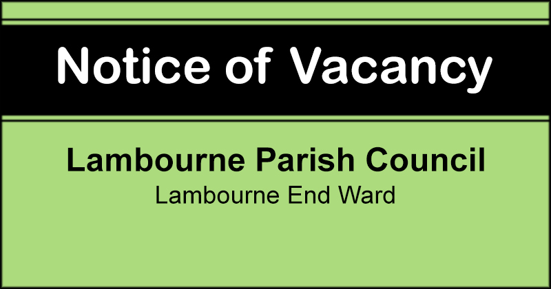 Notice of vacancy - Lambourne Parish Council