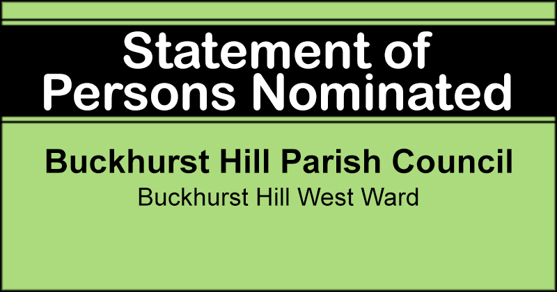 Statement of persons nominated
