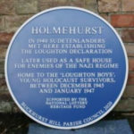 Holmehurst plaque in Loughton