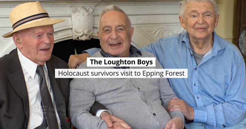Holocaust survivors visit to Epping Forest