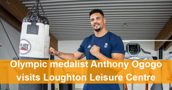 Olympic medalist Anthony Ogogo visits Loughton Leisure Centre