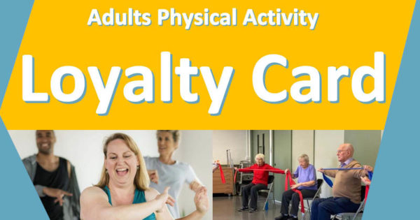 Adults physical activity loyalty card