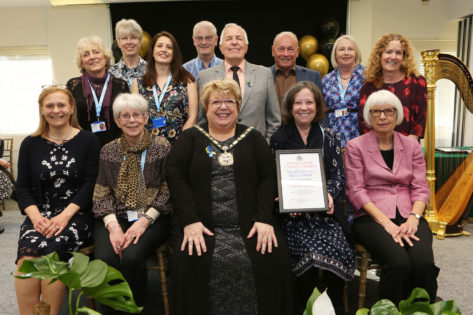 Highly commended Team of the Year - Voluntary Action Epping Forest Vaccination Volunteers and Chairman of the Council, Helen Kane