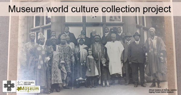 Old photo of a group of African leaders at Warlies in Upshire