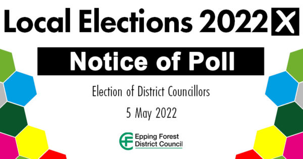 Notice of Poll - Election of District Councillors 5 May 2022