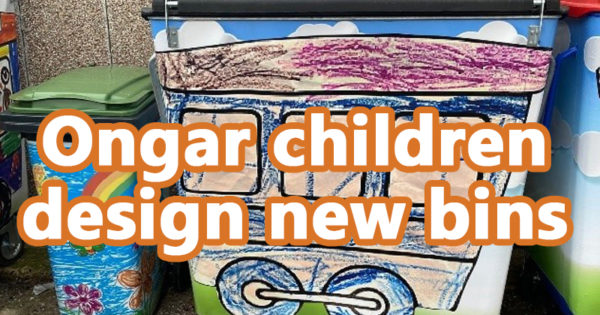 Ongar children design new bins