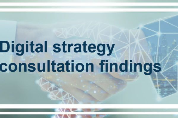 Digital strategy consultation findings