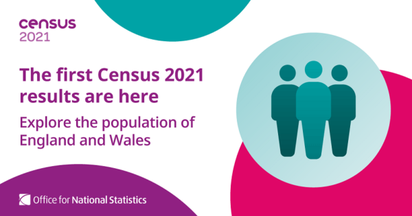 The first census 2021 results are here. Explore the population of England and Wales
