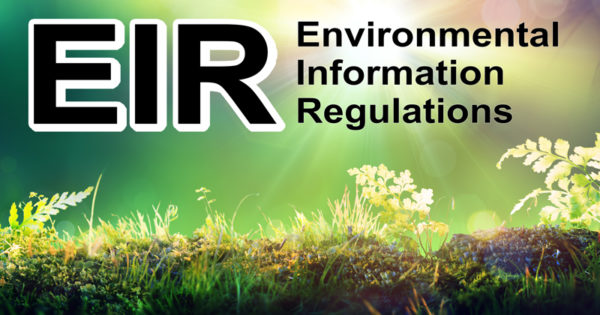 Environmental information regulations (EIR)
