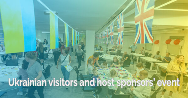 Ukrainian visitors and host sponsors event