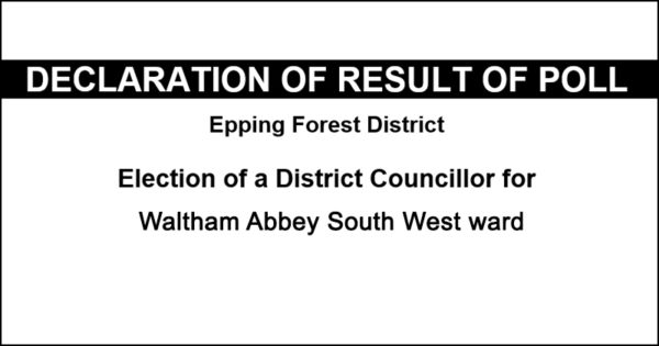 Election result for Waltham Abbey South West
