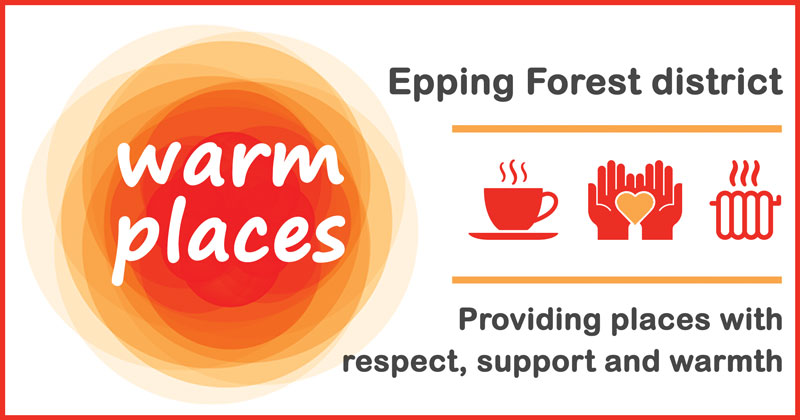 Warm places - Epping Forest district