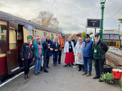 Epping Ongar Railway, Epping Open Gardens and EFDC staff