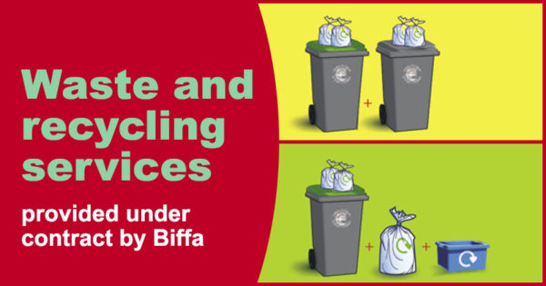 Waste and recycling services provided under contract by Biffa