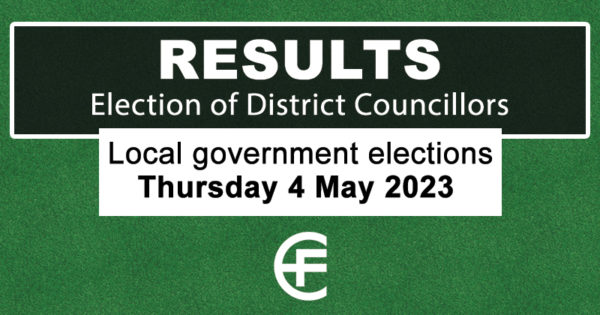Results - election of district councillors