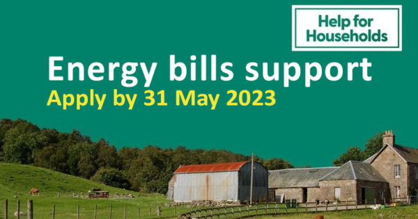 Energy bills support - apply by 31 May 2023