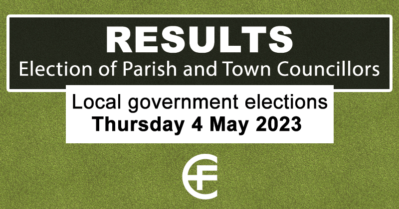 Results - election of parish and town councillors