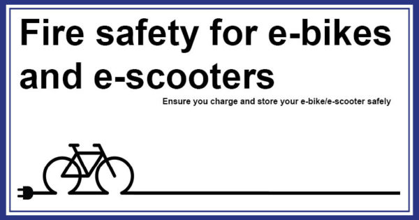 Fire safety for e-bikes and e-scooters