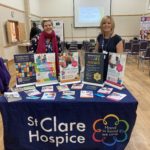 St Clare Hospice Information stand