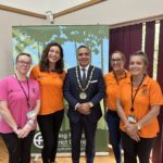 Community Development and Wellbeing Officers and Chairman of Council, Cllr Darshan Sunger