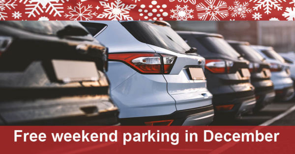 Free weekend parking in December