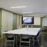 The Space boardroom style seating