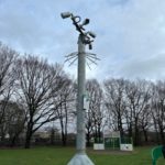 New CCTV installed by the park in Ninefields, Waltham Abbey