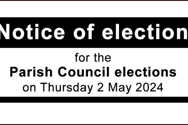 Notice of election for the Parish Council elections