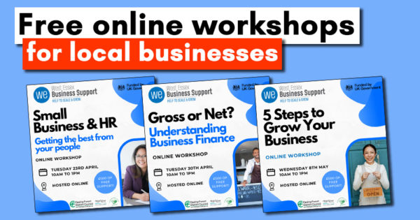 Free online workshops for local businesses