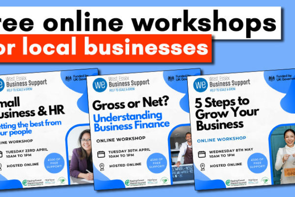 Free online workshops for local businesses
