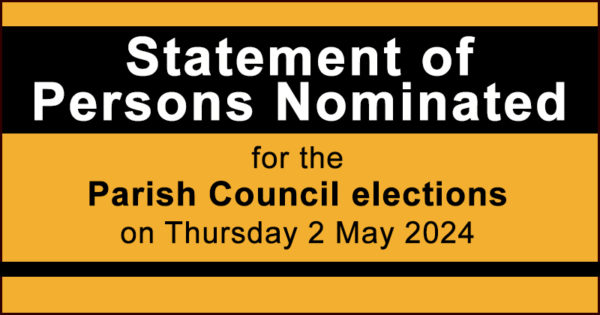 Statement of Persons Nominated for the Parish Council elections
